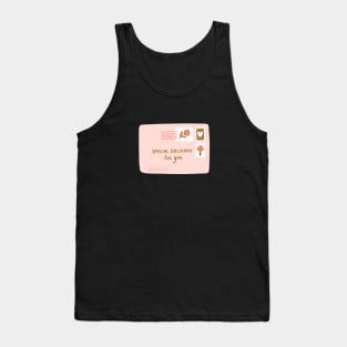 Special Delivery Envelope Sticker Tank Top